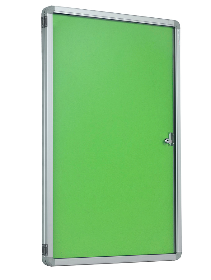 Accents Lockable Noticeboards in Light Green
